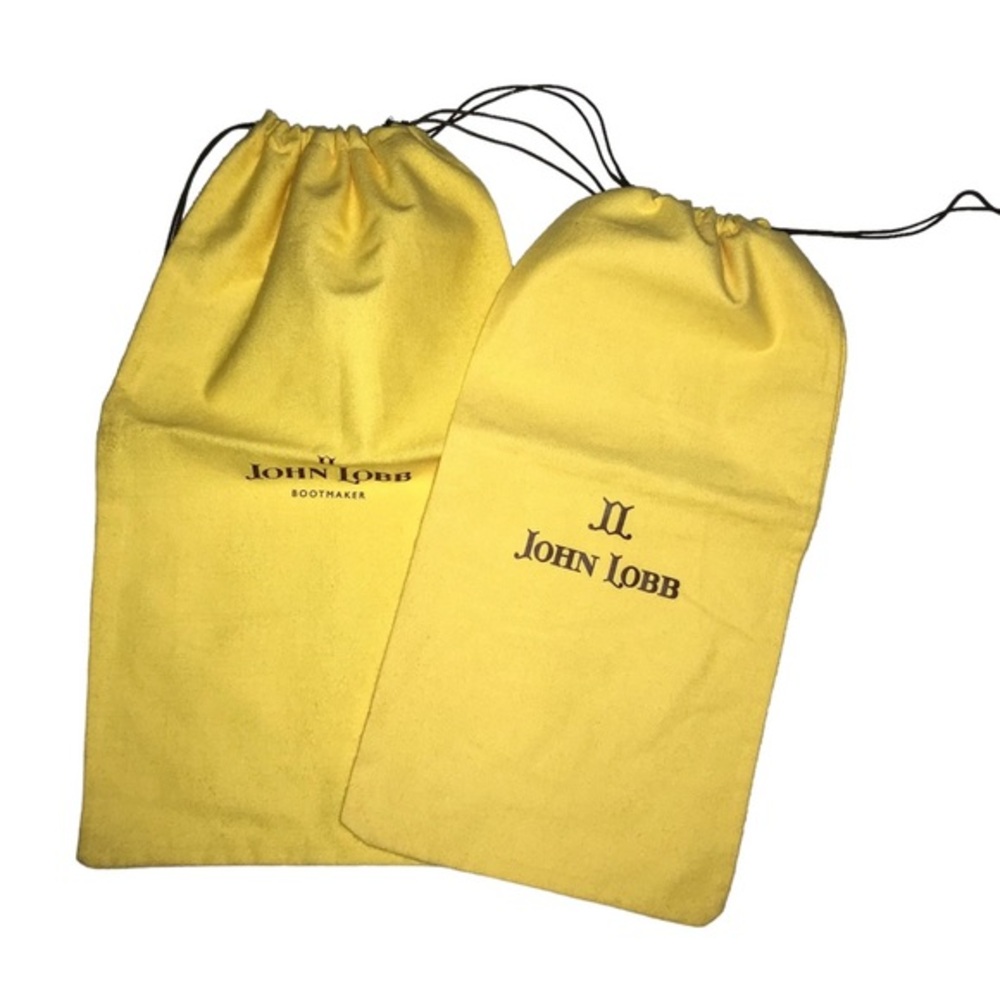 John Lobb Bright Yellow Storage Bags